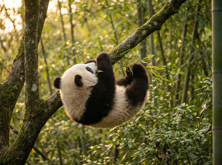 四虎动物测评视频 大熊猫行为测评视频教程